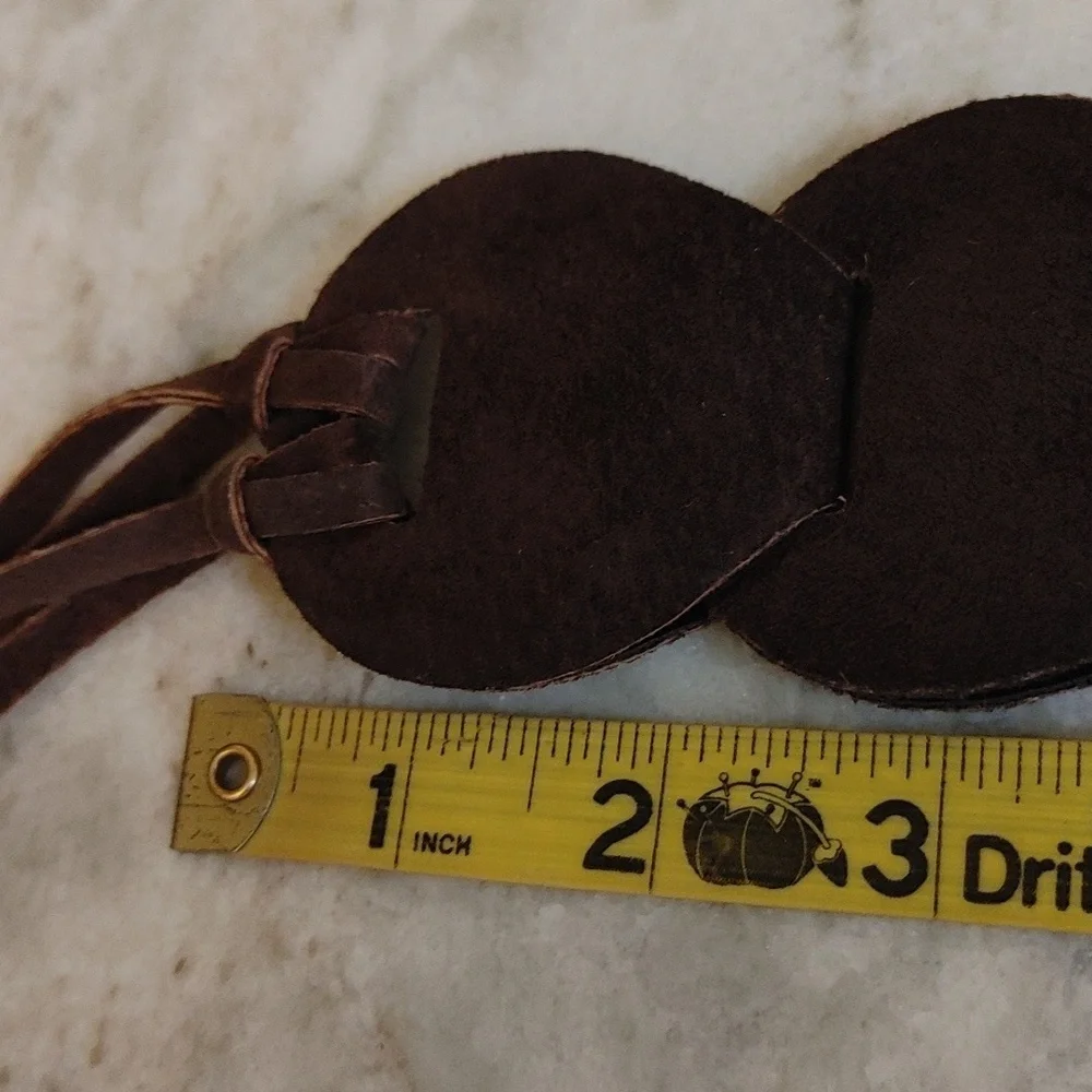 Final $ Brown Suede Belt with Tassels